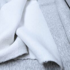 Alternative view of Cotton Jersey Sweatshirt Fabric Silver Grey 145cm Wide