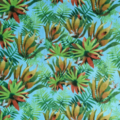 Jungle Leaves Cotton Fabric 110cm Wide