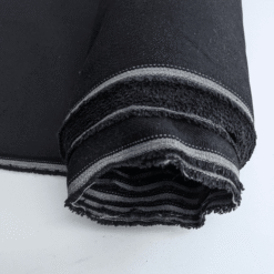 Jet Black Denim Fabric 14oz Heavy Weight Cotton Jeans Fabric Extra Wide 180cm