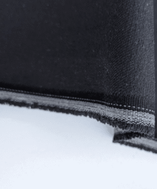 Alternative view of 14oz Jet Black Rigid Cotton Denim Fabric Jeans Material