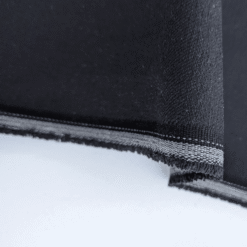 Alternative view of 14oz Jet Black Rigid Cotton Denim Fabric Jeans Material