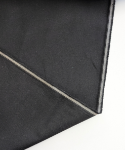 Jet Black Denim Fabric 14oz Heavy Weight Cotton Jeans Fabric Extra Wide 180cm 2