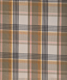 Check Fabric With Lurex Gold Metallic Thread Dressmaking Designer Deadstock