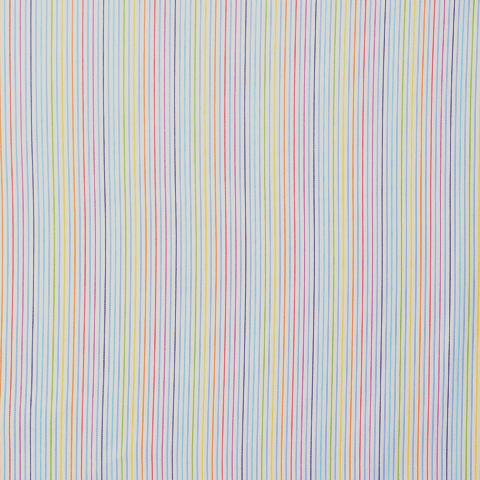 Multi-Coloured Stripe 100% Cotton Shirting Fabric Ex-Designer Deadstock