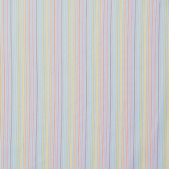 Multi-Coloured Stripe 100% Cotton Shirting Fabric Ex-Designer Deadstock
