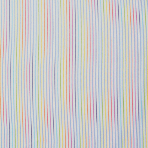 Multi-Coloured Stripe 100% Cotton Shirting Fabric Ex-Designer Deadstock