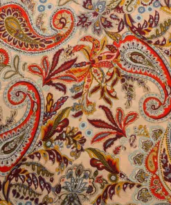 Wild Paisley 100% Pima Cotton Lawn Fabric