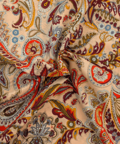 Wild Paisley 100% Pima Cotton Lawn Fabric