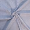 Blue and White Striped 100% Cotton Shirting Fabric Designer Deadstock