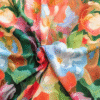 Large Floral Blooms Viscose Fabric Digital Print 140cm Wide