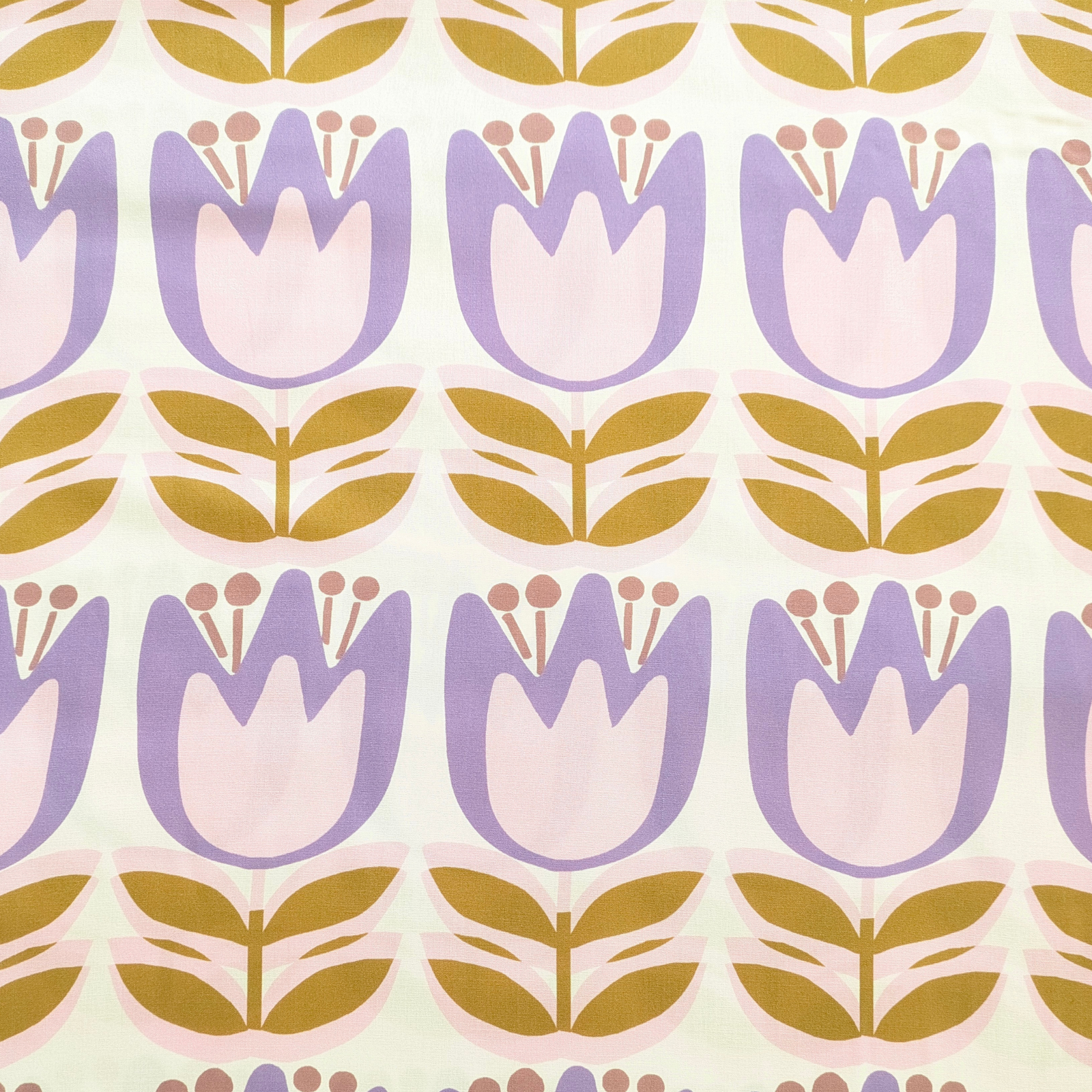 Large Tulip Viscose Fabric Lenzing Ecovero Lightweight White Floral 138cm Wide 1 Large Tulip Viscose Fabric Lenzing Ecovero Lightweight White Floral 138cm Wide