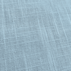 azure blue linen fabric