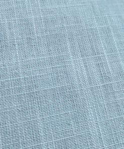 azure blue linen fabric