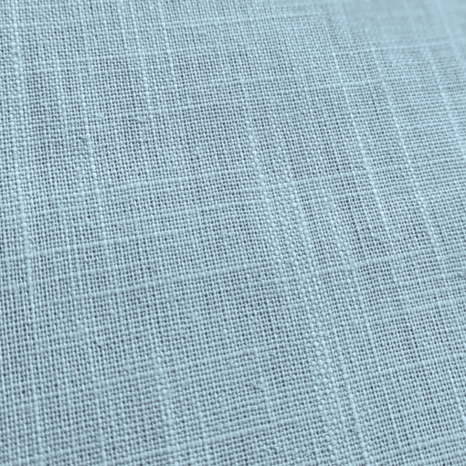 azure blue linen fabric