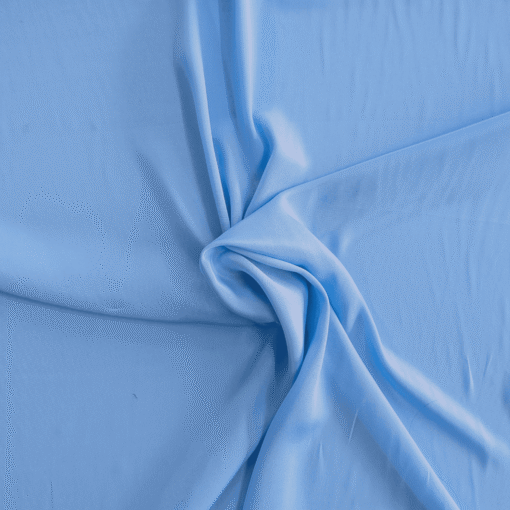 French Crepe Fabric - Sky Blue