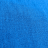 Bright Blue Washed Linen Fabric 100% Linen Breathable Dress Material 136cm Wide