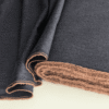 Blue & Orange Yarn-Dyed Cotton Chambray Fabric Lightweight 140cm Wide By the Half Metre