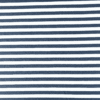 Yarn Dyed Stripe Navy & White Cotton Jersey Fabric 150cm Wide