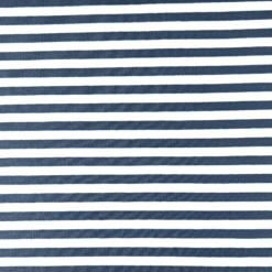Yarn Dyed Stripe Navy & White Cotton Jersey Fabric 150cm Wide