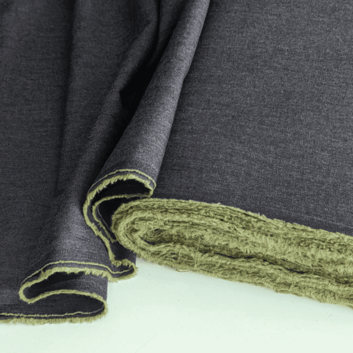 Blue & Yellow Yarn-Dyed Cotton Chambray Fabric Lightweight 140cm Wide By the Half Metre