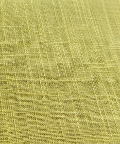 Bright Green Washed Linen Fabric 100% Linen Breathable Dress Material 136cm Wide