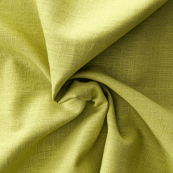 Bright Green Washed Linen Fabric 100% Linen Breathable Dress Material 136cm Wide