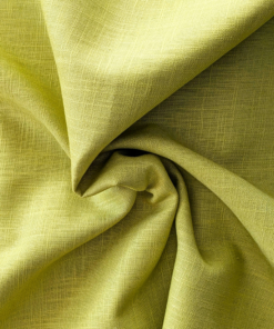 Bright Green Washed Linen Fabric 100% Linen Breathable Dress Material 136cm Wide