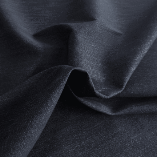 Blue Black Mediumweight Denim Fabric Deadstock 160cm Wide