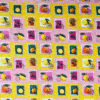 Fruit Stamps Digital Print Cotton Fabric 140cm Wide