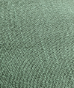 Olive Green Washed Linen Fabric 100% Linen Breathable Dress Material 136cm Wide