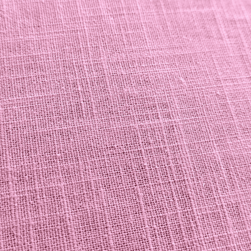 Rose Pink Washed Linen Fabric 100% Linen Breathable Dress Material 136cm Wide