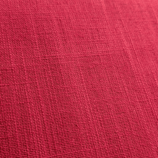 Red Washed Linen Fabric 100% Linen Breathable Dress Material 136cm Wide
