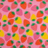 Strawberries Cotton Jersey Fabric 148cm Wide