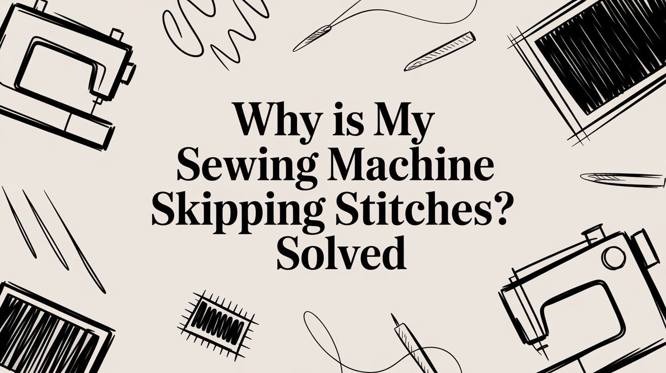 Why Is My Sewing Machine Skipping Stitches? Solved 7