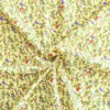 Yellow Vintage Floral Print Broderie Anglaise Cotton Fabric 130cm Wide