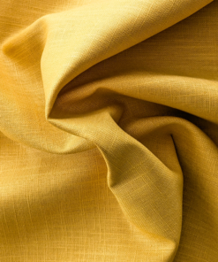 Yellow Gold Washed Linen Fabric 100% Linen Breathable Dress Material 136cm Wide