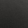 Black Ribbed Cotton Jersey Fabric 145cm Wide