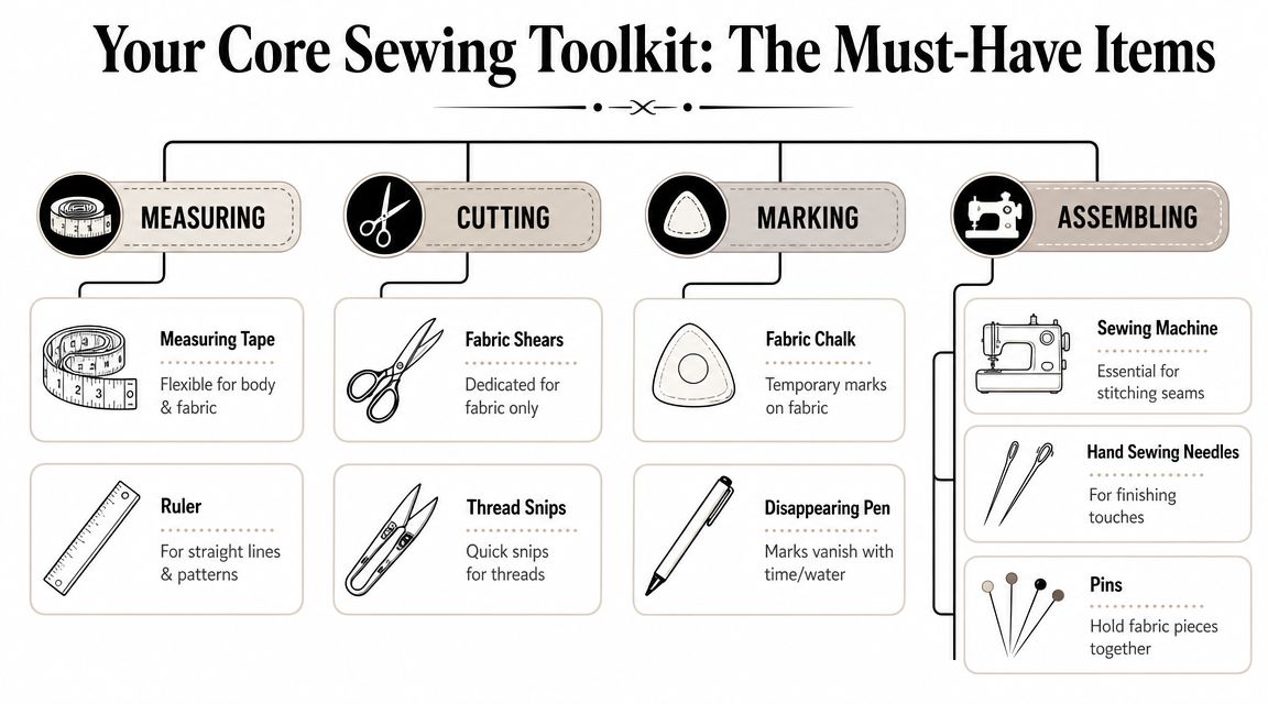Your Core Sewing Toolkit The Must-Have Items
