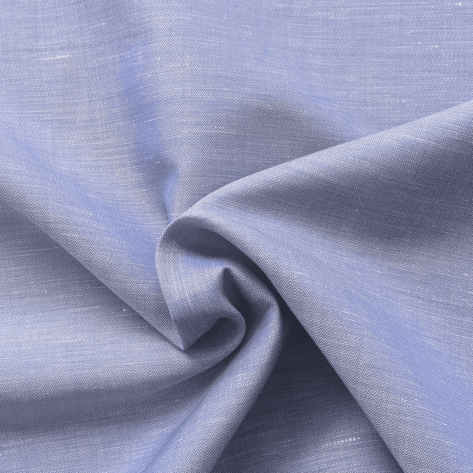 Hankerchief Aqua / White Linen Fabric Fine Lightweight