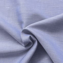 Hankerchief Aqua / White Linen Fabric Fine Lightweight