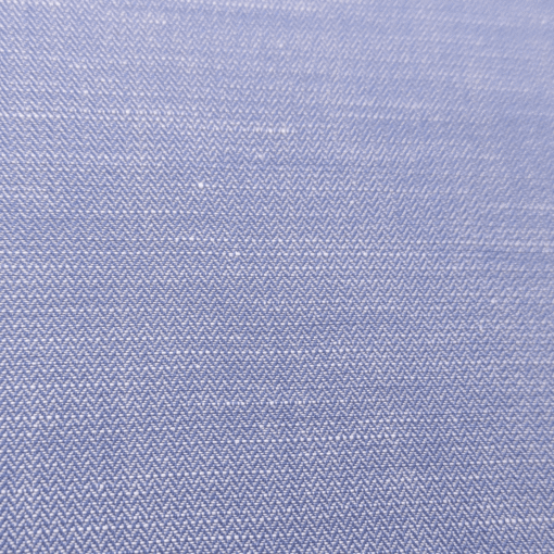 Hankerchief Aqua / White Linen Fabric Fine Lightweight Ex-Designer Deadstock 150cm Wide