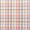 Multi Check 100% Pima Cotton Lawn Fabric Designer Deadstock By The Half Metre