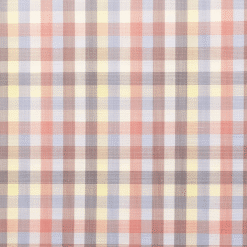 Multi Check 100% Pima Cotton Lawn Fabric Designer Deadstock By The Half Metre