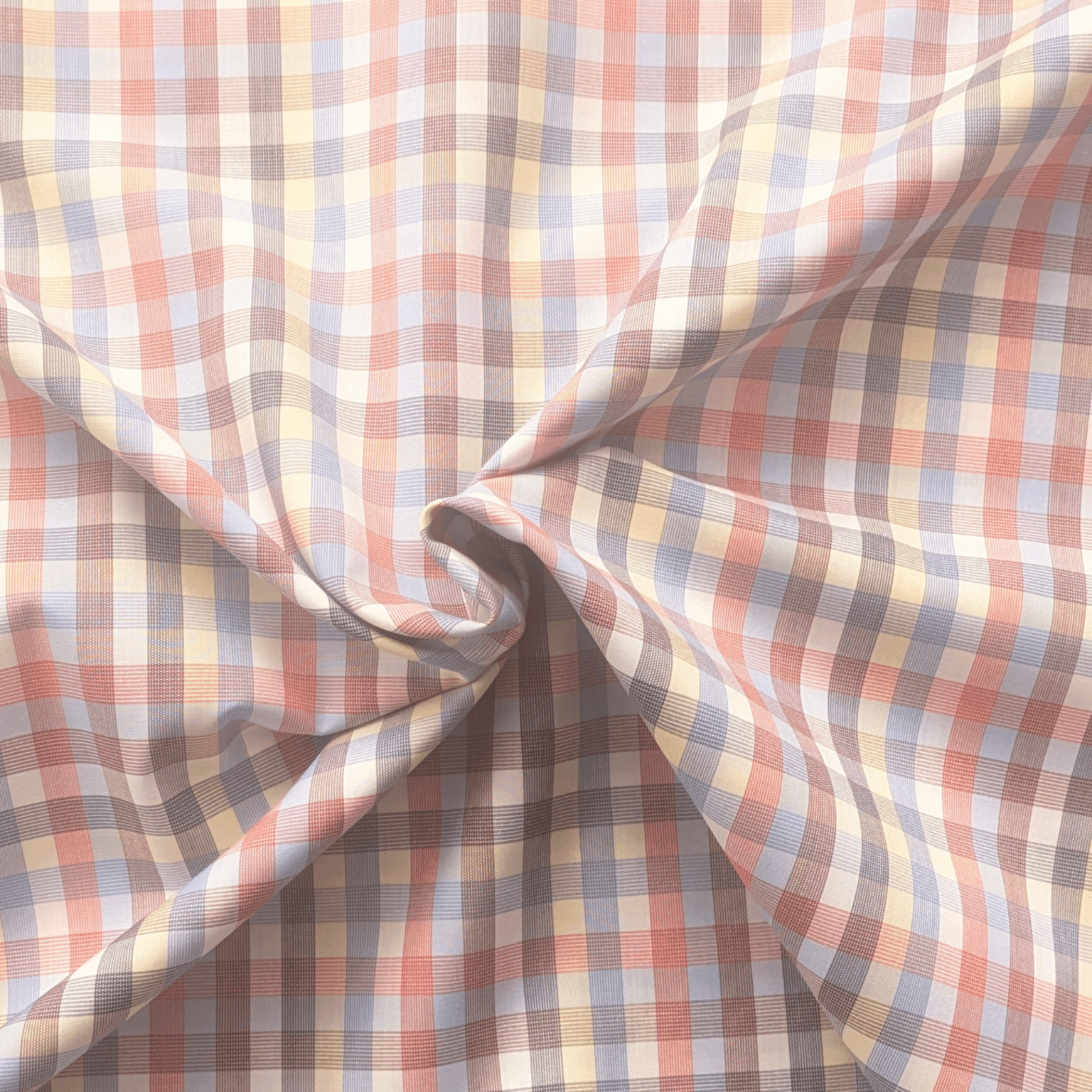 Buy Multi Check 100% Pima Cotton Lawn Fabric