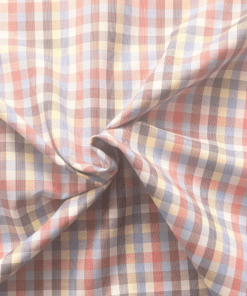 Buy Multi Check 100% Pima Cotton Lawn Fabric