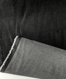 Black Denim 100% Lyocell Fabric Rigid 8oz Denim Extra Wide 175cm Wide Per Half Metre