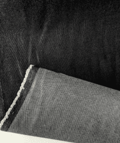 Black Denim 100% Lyocell Fabric Rigid 8oz Denim Extra Wide 175cm Wide Per Half Metre