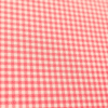 100% Cotton Shirting Fine Red Gingham Check Designer Deadstock 150cm Wide