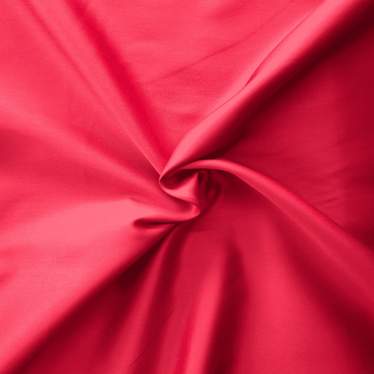 Cotton Sateen Fabric Red 145cm Wide By The Half Metre
