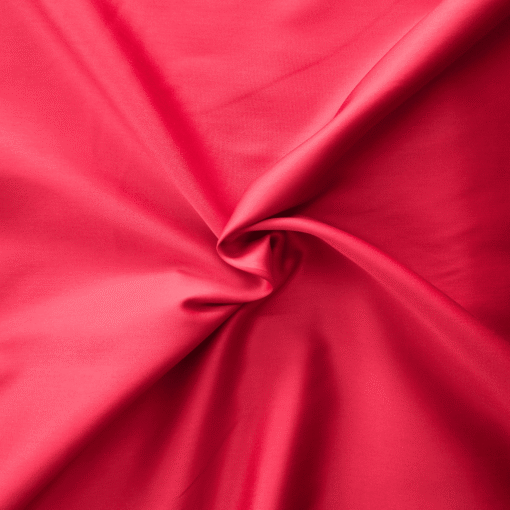 Cotton Sateen Fabric Red 145cm Wide By The Half Metre
